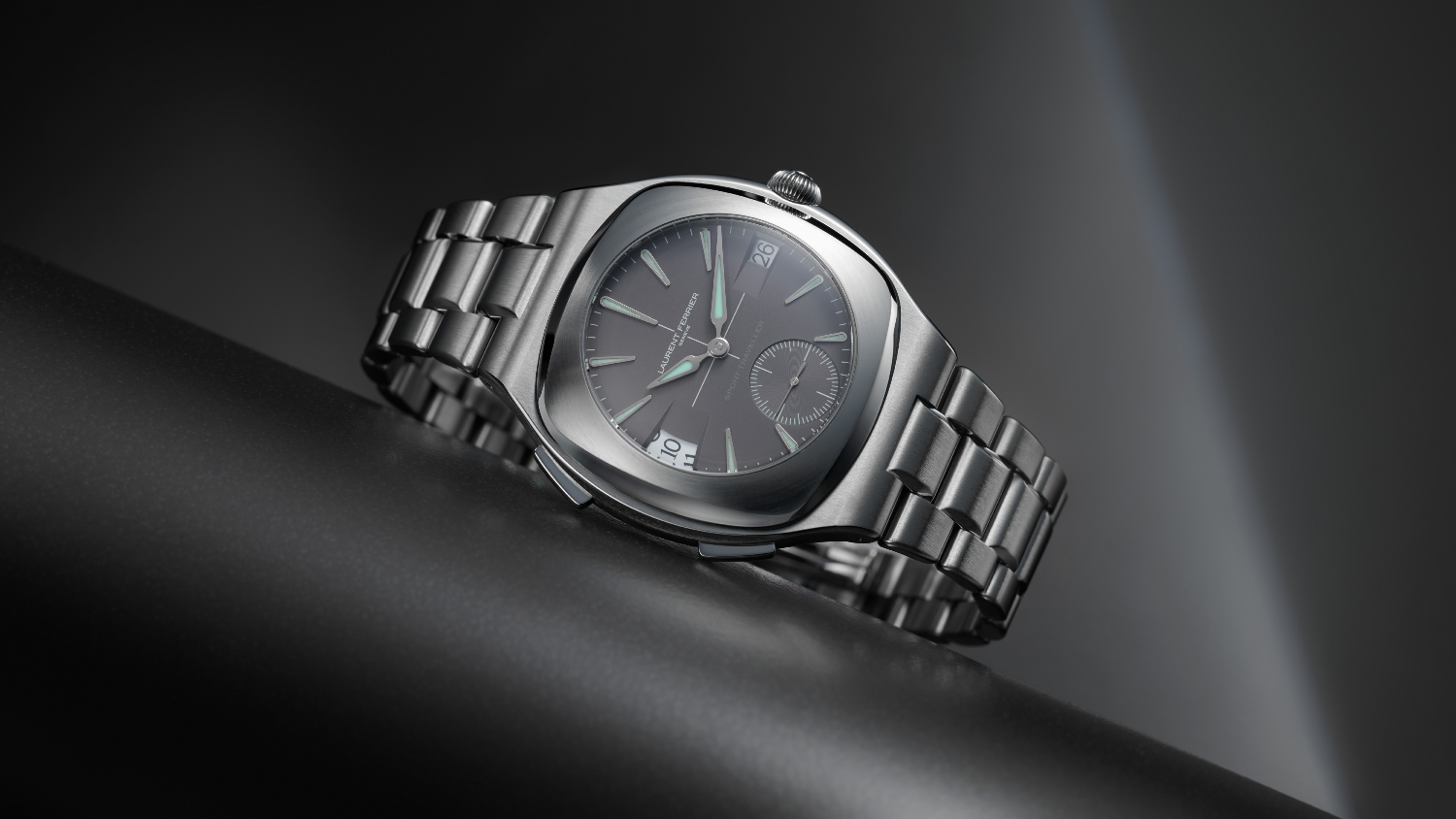 Watches and Wonders 2026: Laurent Ferrier launches a dual time model with the Sport Traveller Slate Grey in grade 5 titanium