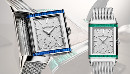 Jaeger-LeCoultre gives the Reverso Tribute Monoface a gem-set makeover