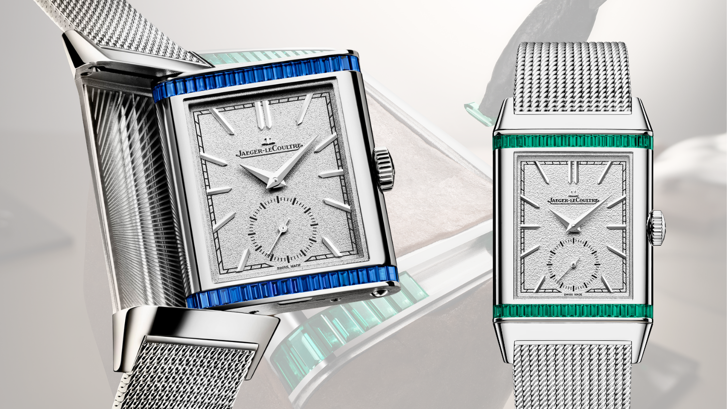 Jaeger-LeCoultre gives the Reverso Tribute Monoface a gem-set makeover