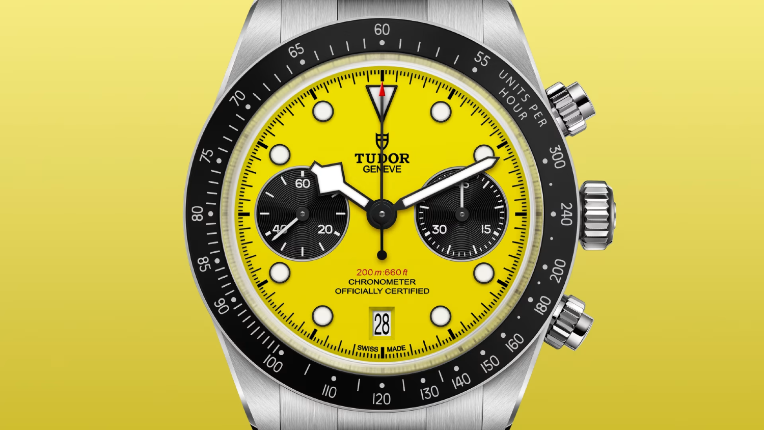 Tudor unveils a new Black Bay Chrono 39 in bright yellow