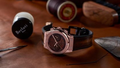 Hublot introduces the Classic Fusion Chronograph Berluti