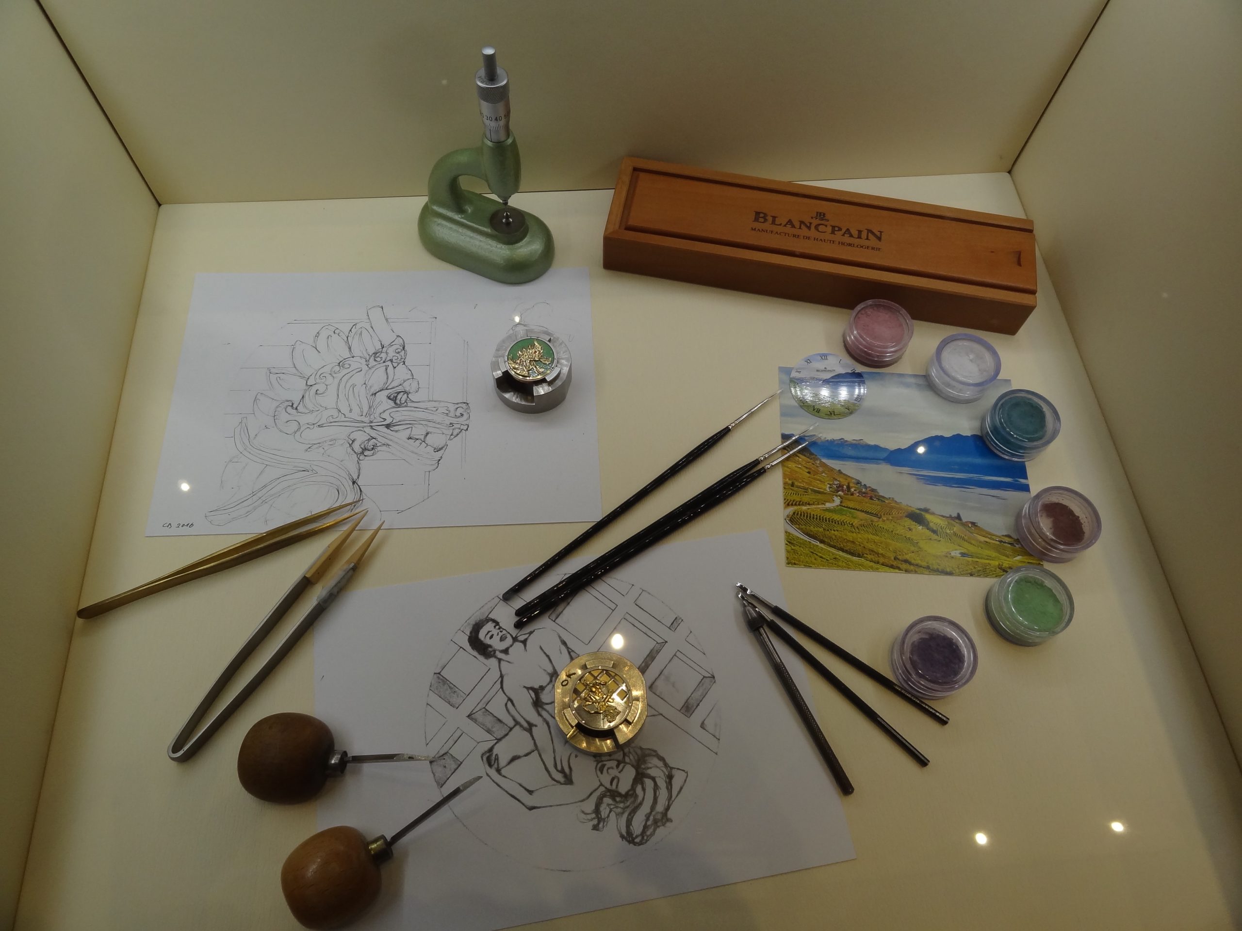Dial making with Blancpain