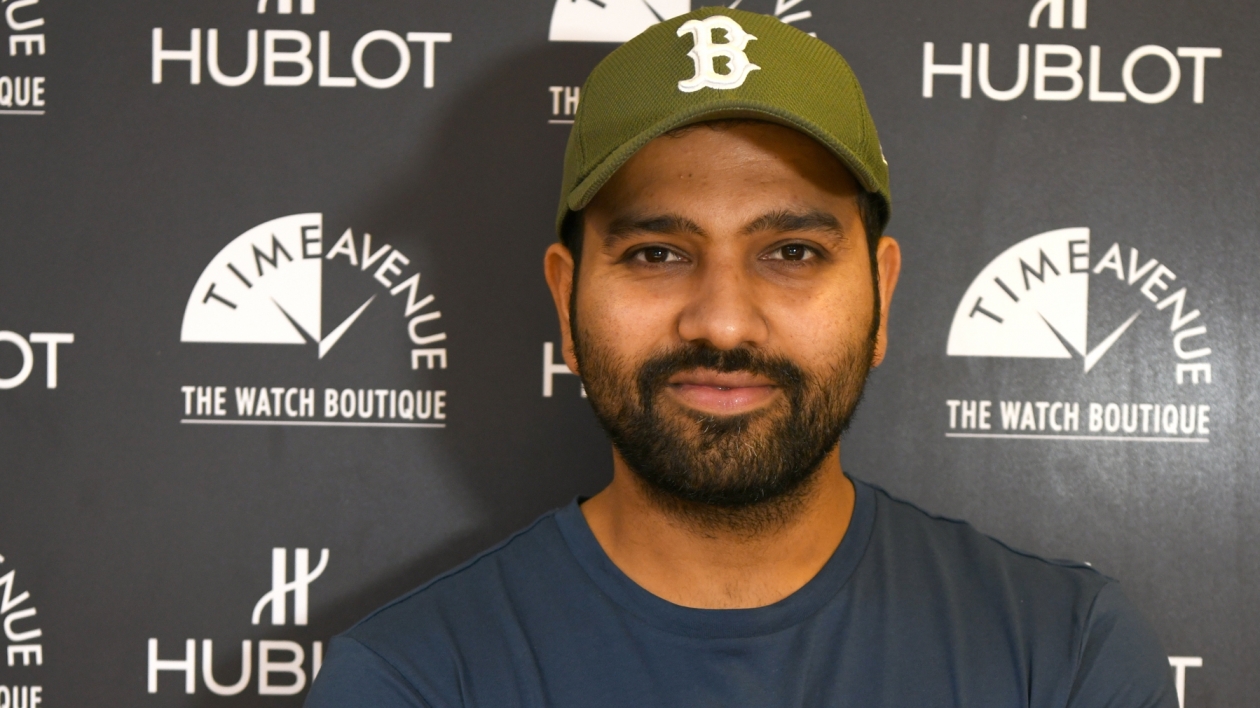 Rohit Sharma launches the ICC Hublot