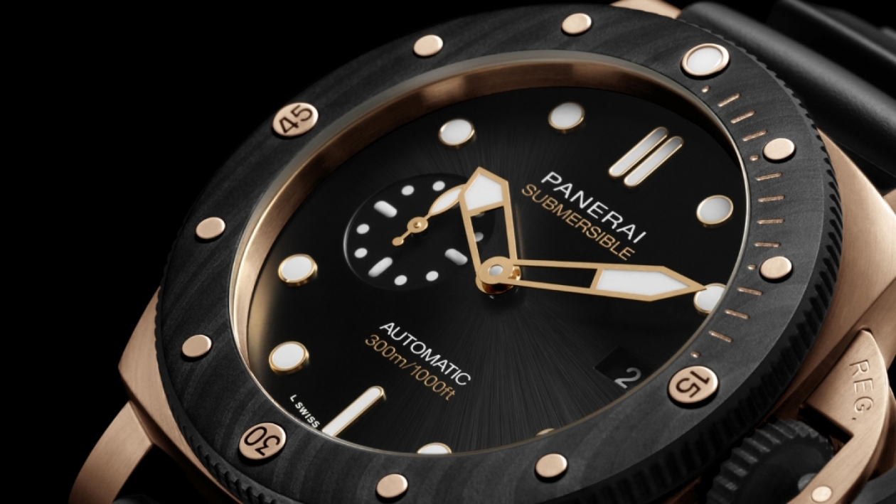 Panerai Submersible GoldtechTM  Orocarbo