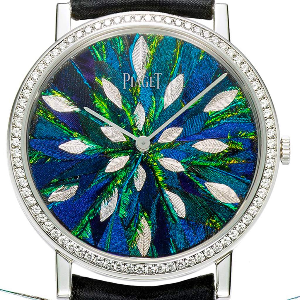 Piaget Altiplano Art & Excellence feather marquetry