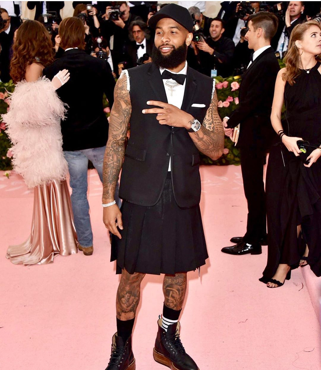 Sporting a diamond-encrusted Richard Mille RM 30