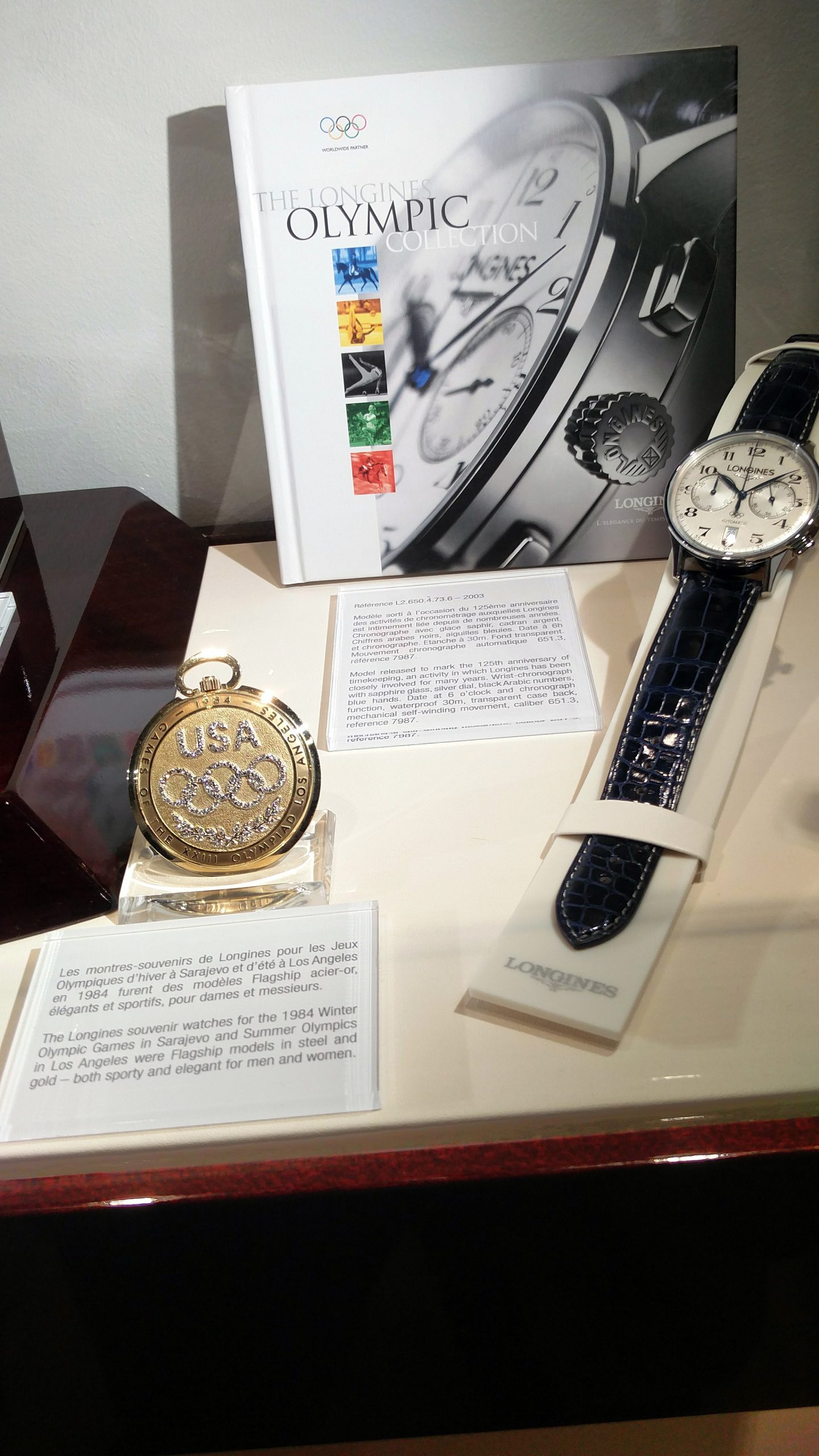 The Longines souvenir watches with the 1984 Olympic Winter Games in Sarajevo, and Summer Olympics in Los Angeles, were flagship models in steel and gold – both sporty and elegant for men and women. 