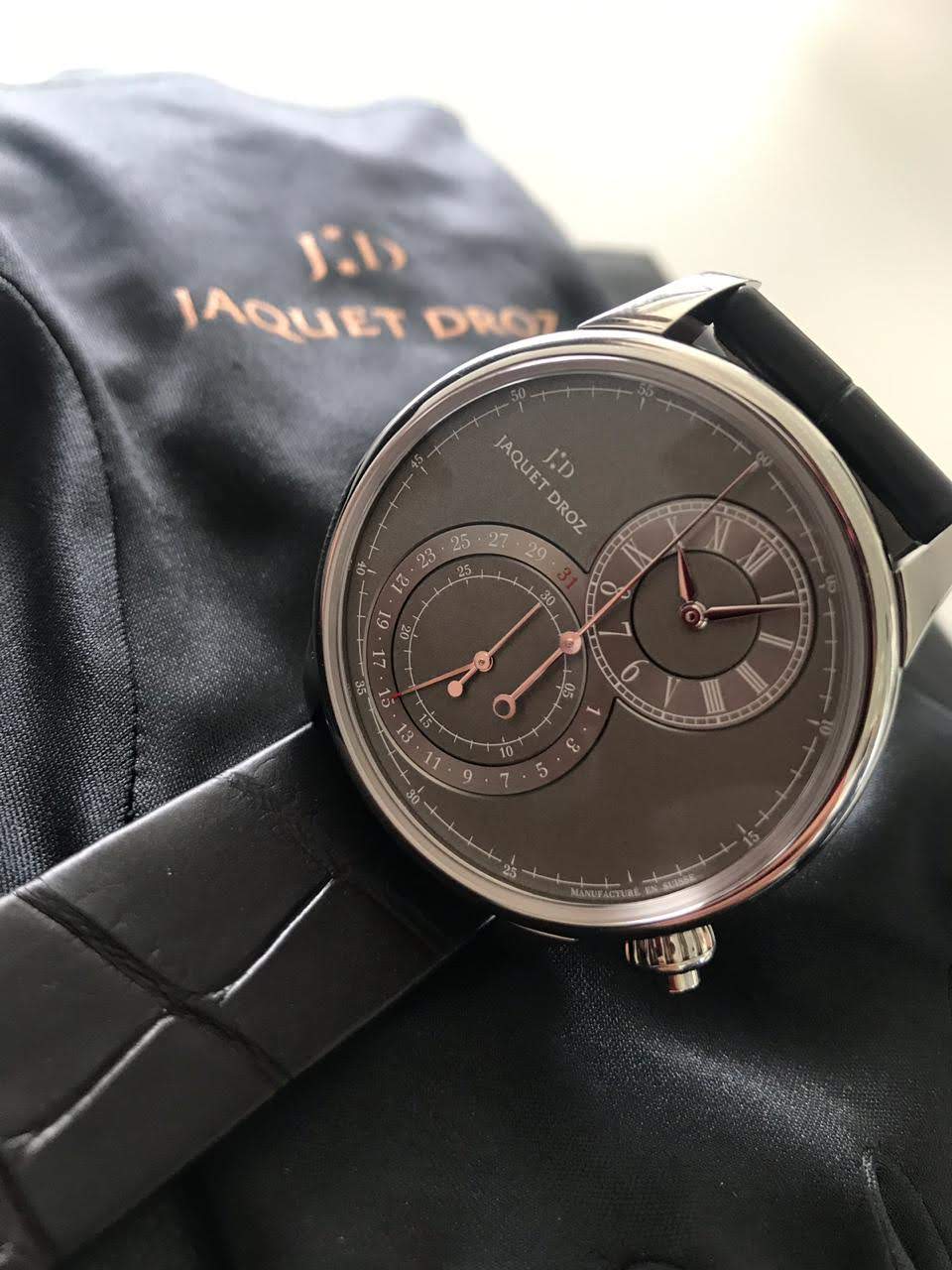 Grande Seconde Off-Centered Chronograph Gray