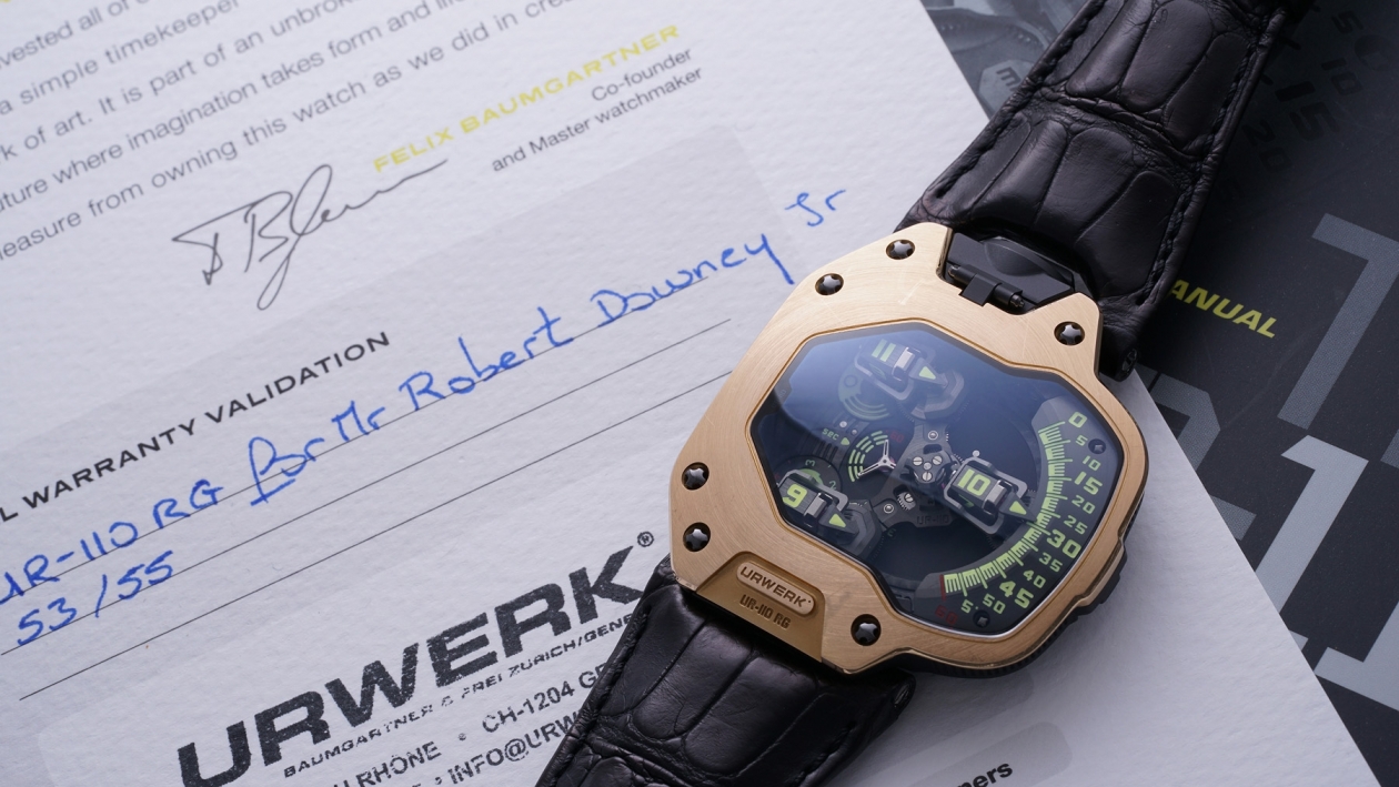 Downey Jr.’s Urwerk Goes Under the Hammer