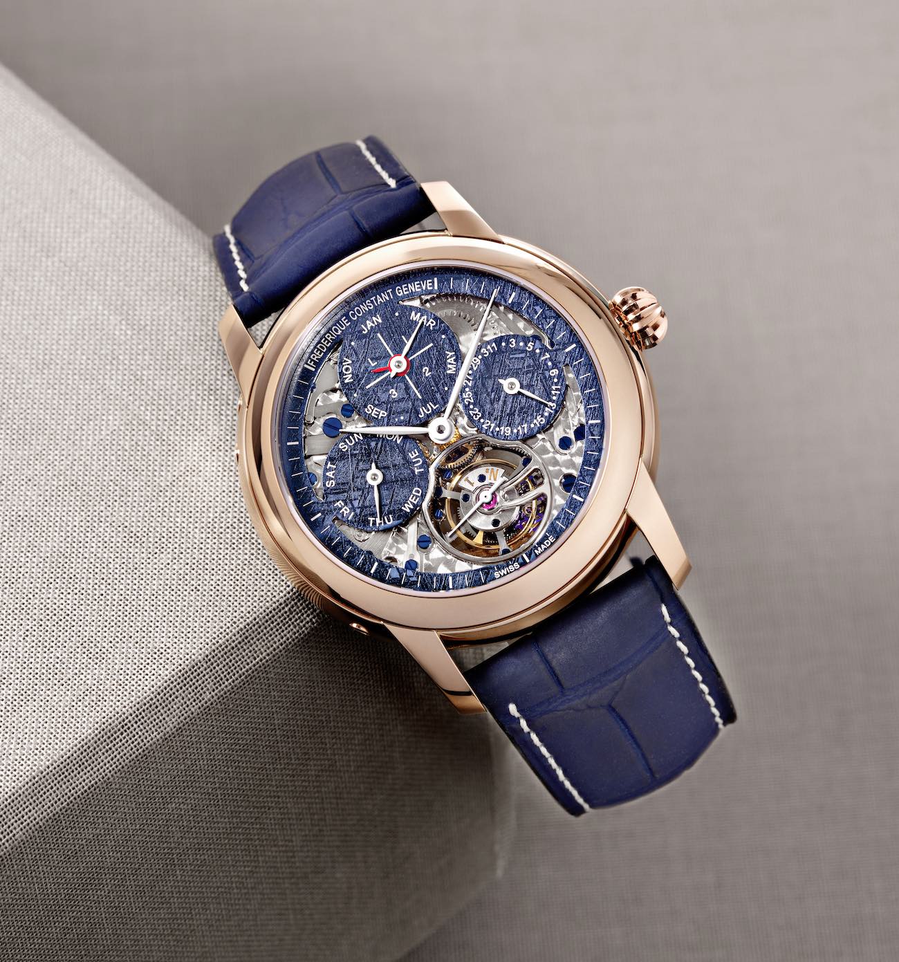 Tourbillon Perpetual Calendar Manufacture Meteorite