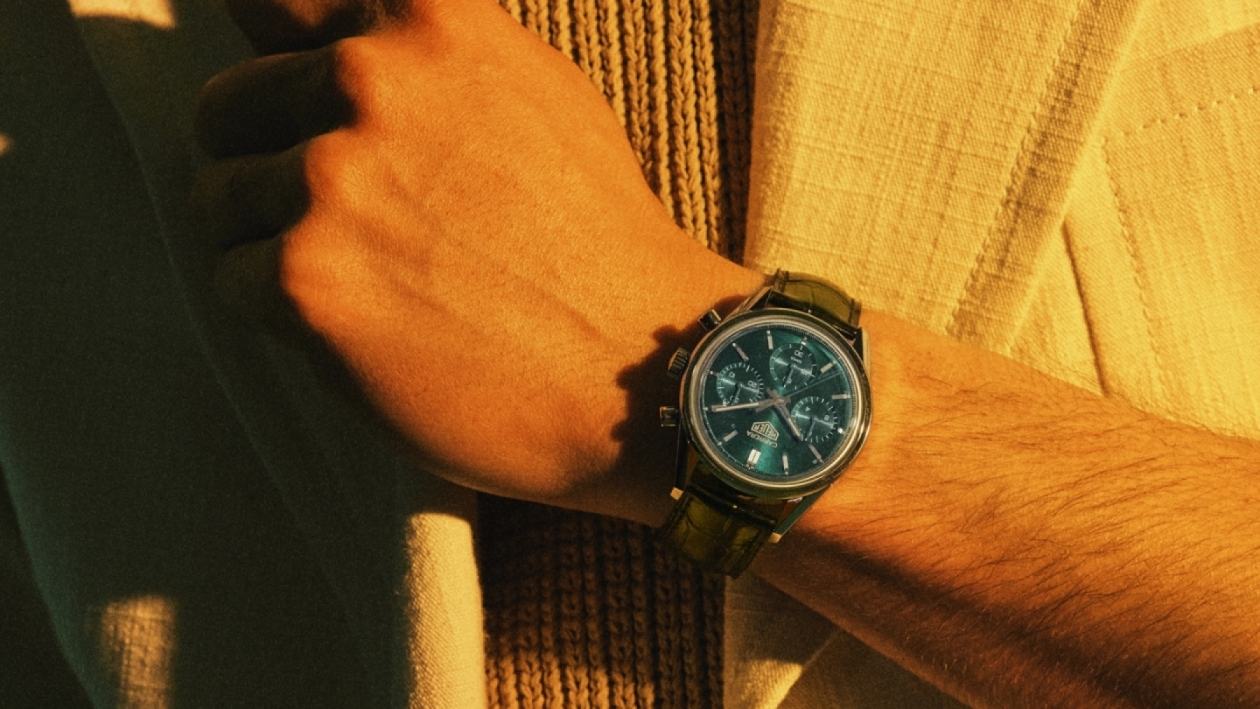 The Iconic TAG Heuer Carerra Gets a New Green Look