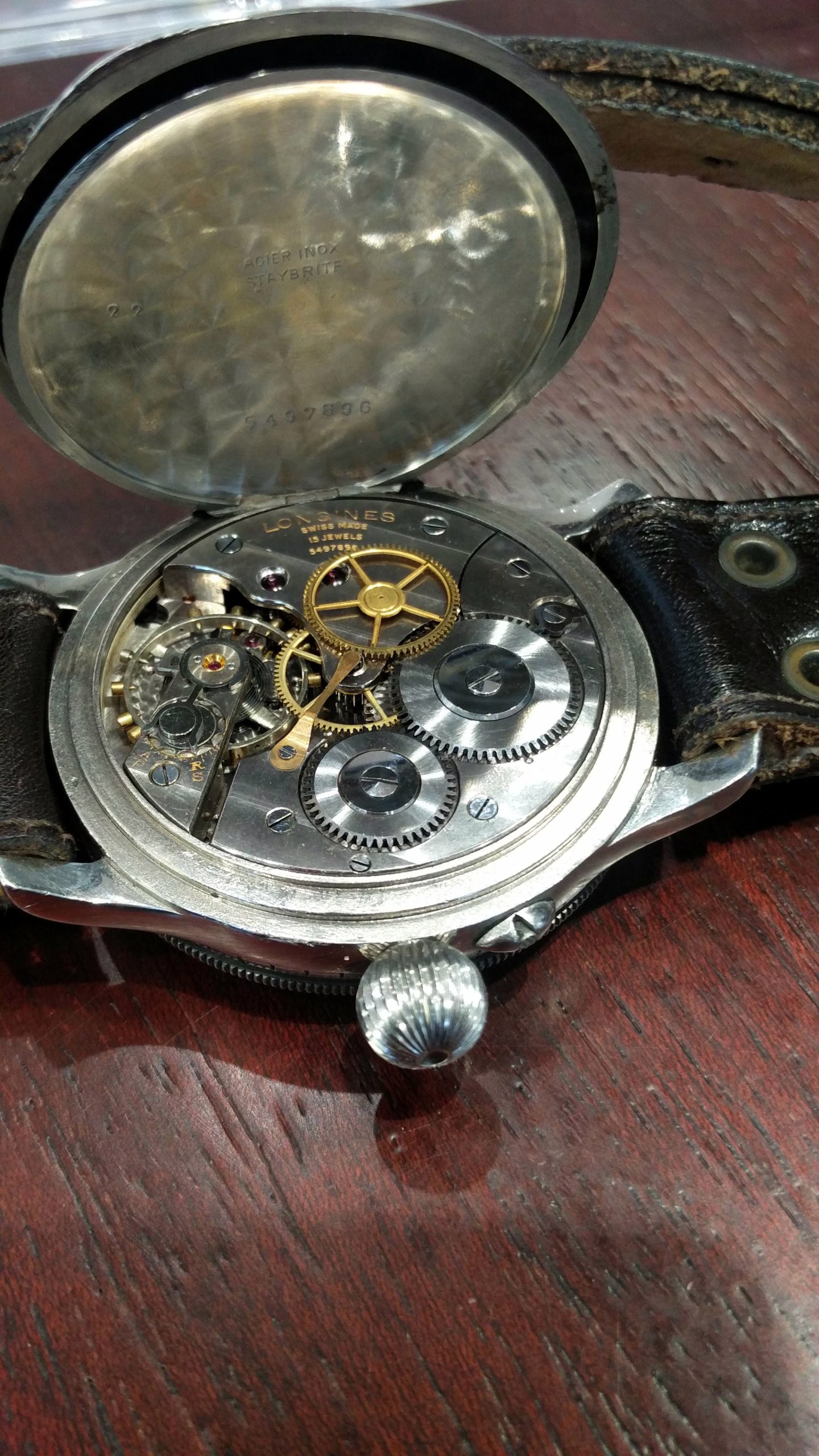 Lindbergh Hour Angle Watch open caseback