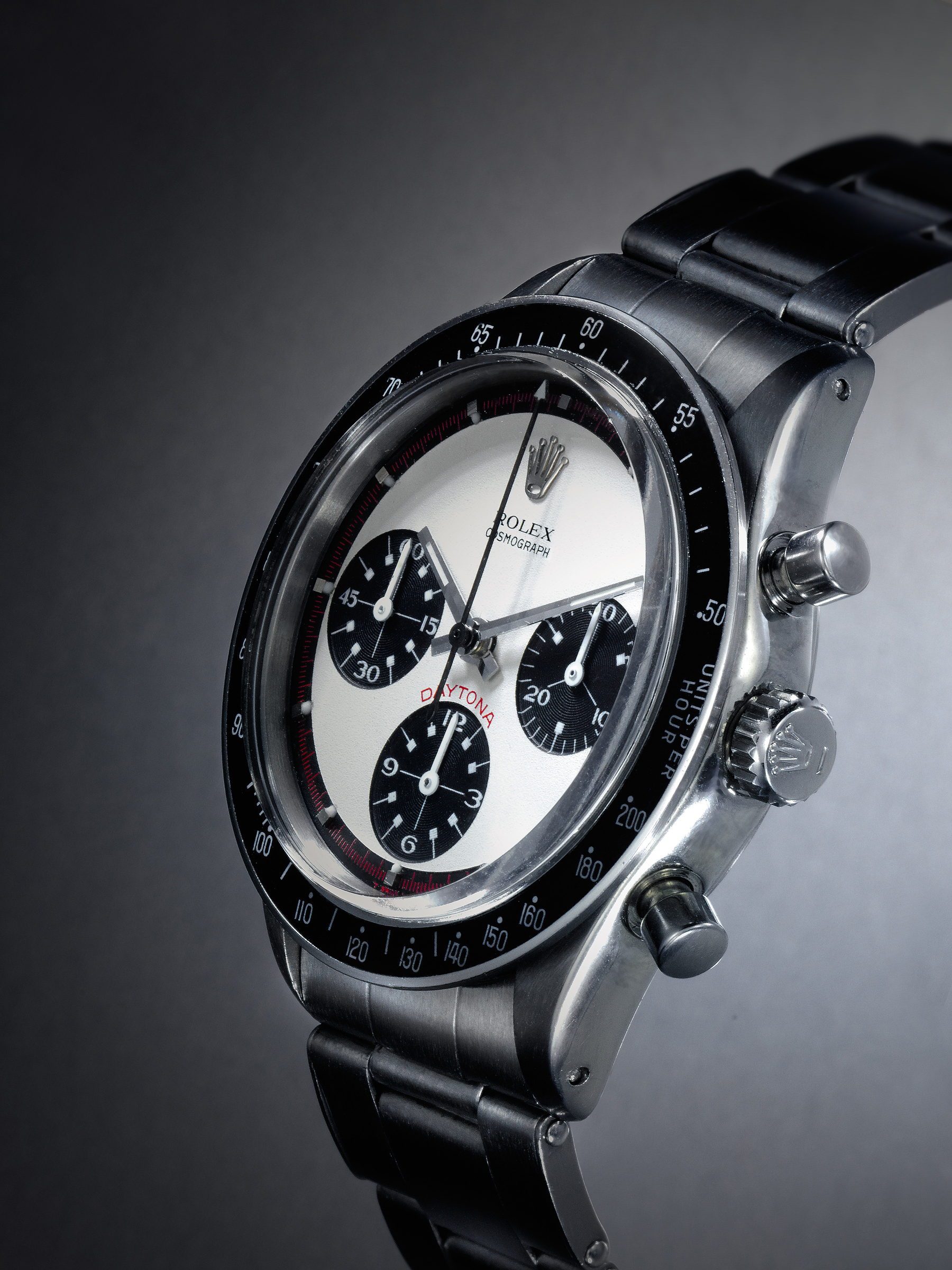 A Rare Stainless Steel Chronograph Wristwatch With Registers And Bracelet Ref 6241 Case 1764815 'Paul Newman' Cosmograph Daytona Circa 1967