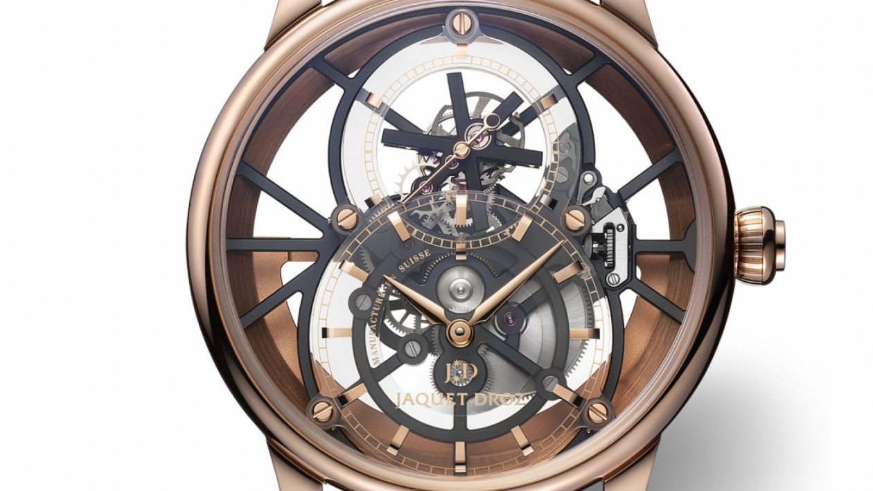 Jaquet Droz Bares It All with the new Grande Seconde Skelet-One Tourbi