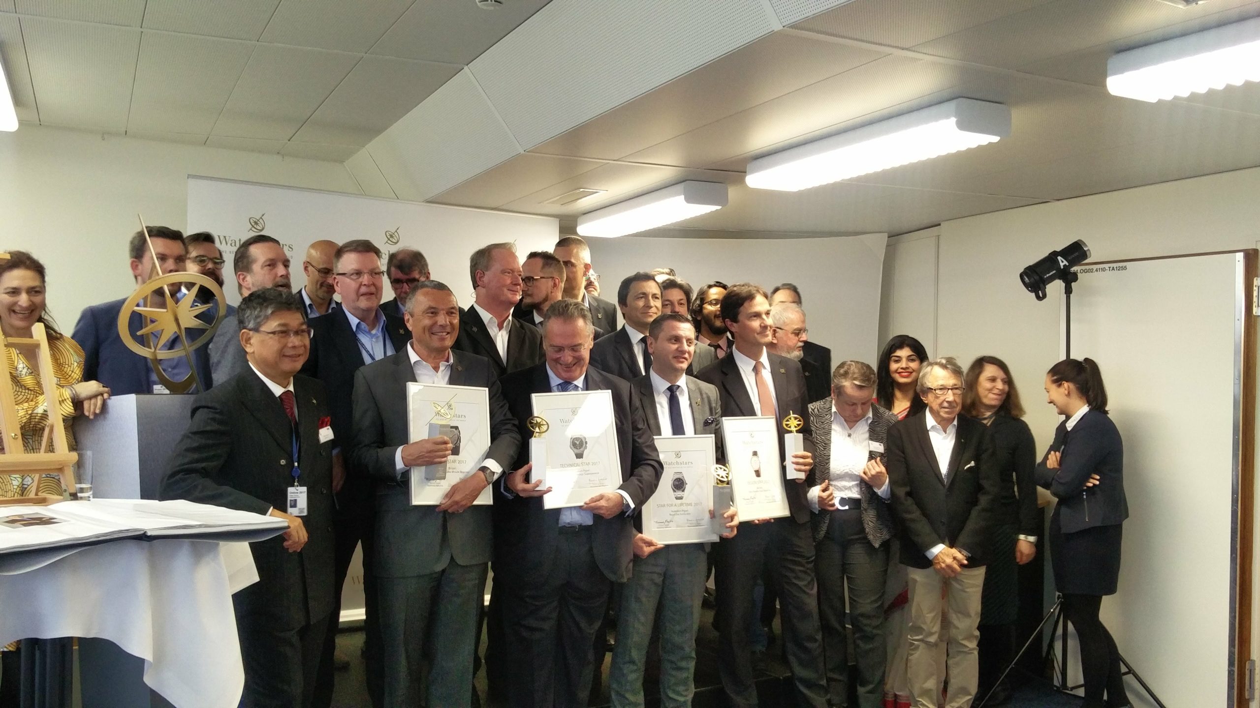 The jury and the winners of Watchstars 2017