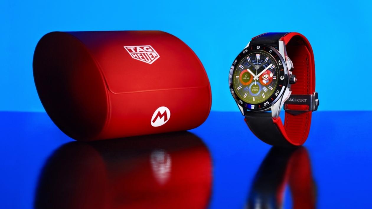 Super Mario meets TAG Heuer, makes you a kid again