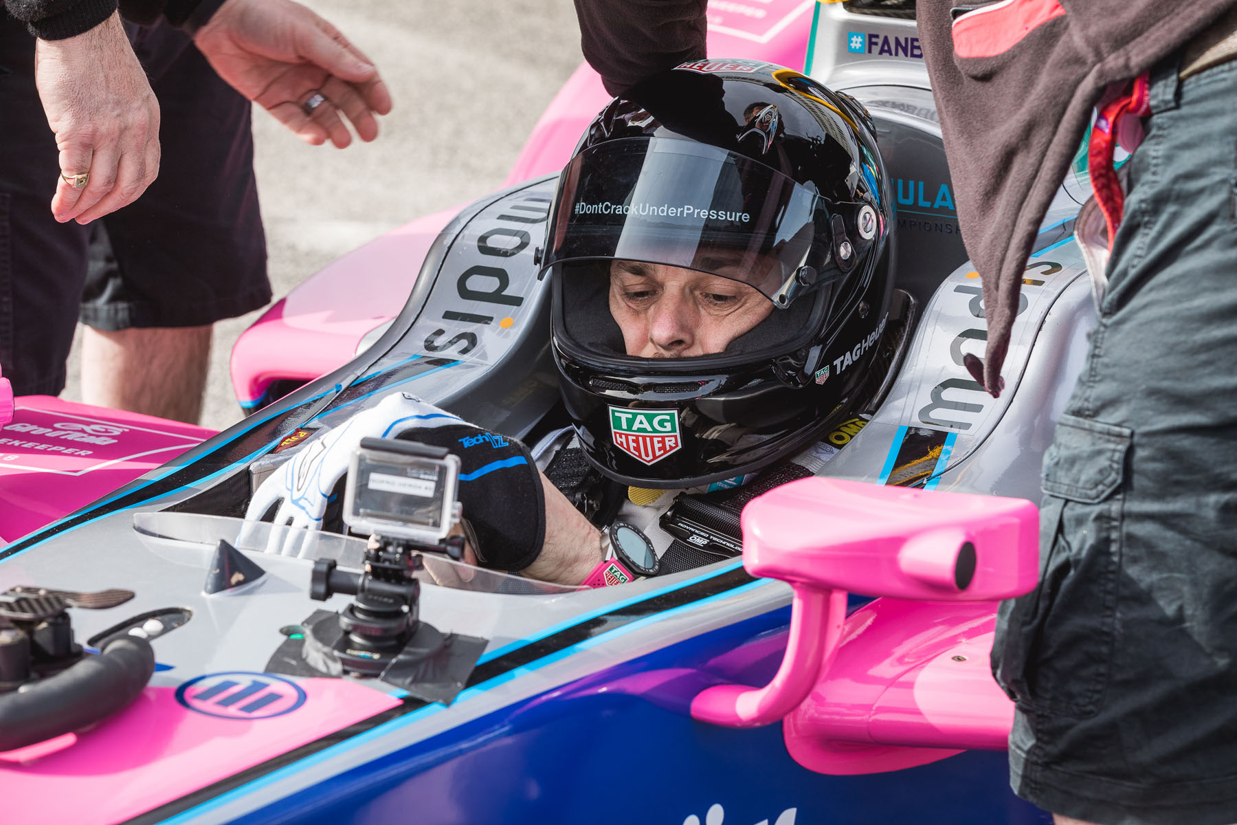 former Italian F1 driver Giancarlo Fisichella