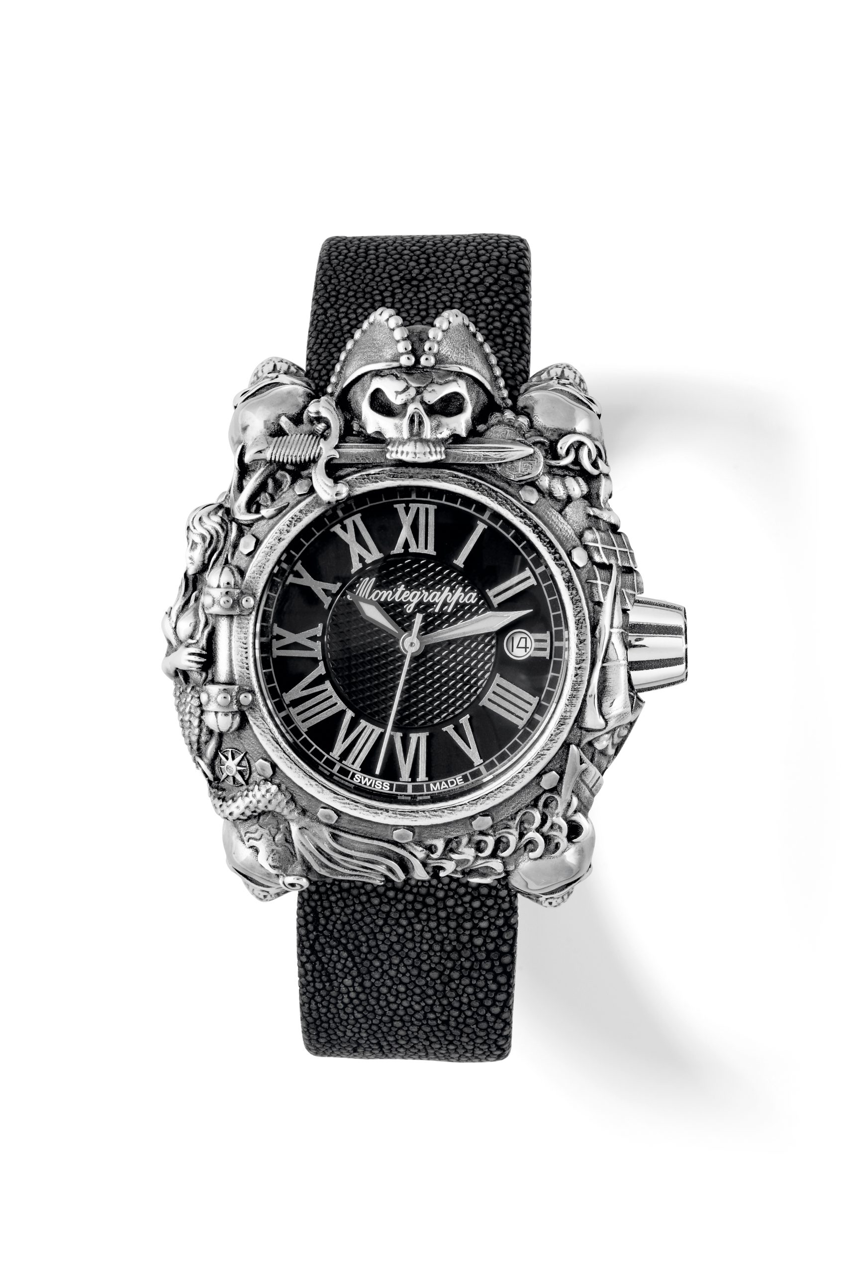 Pirates Wristwatch in sterling silver