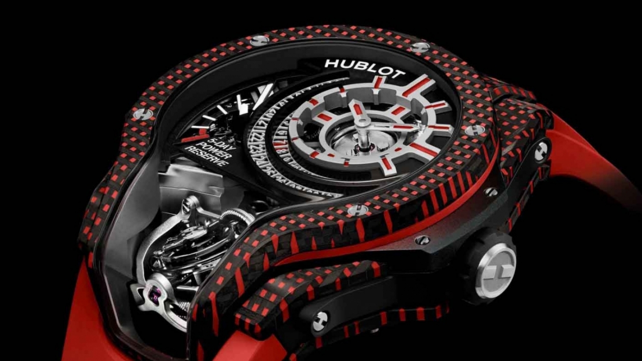Hublot’s MP-09 Comes in Coloured 3D Carbon Case