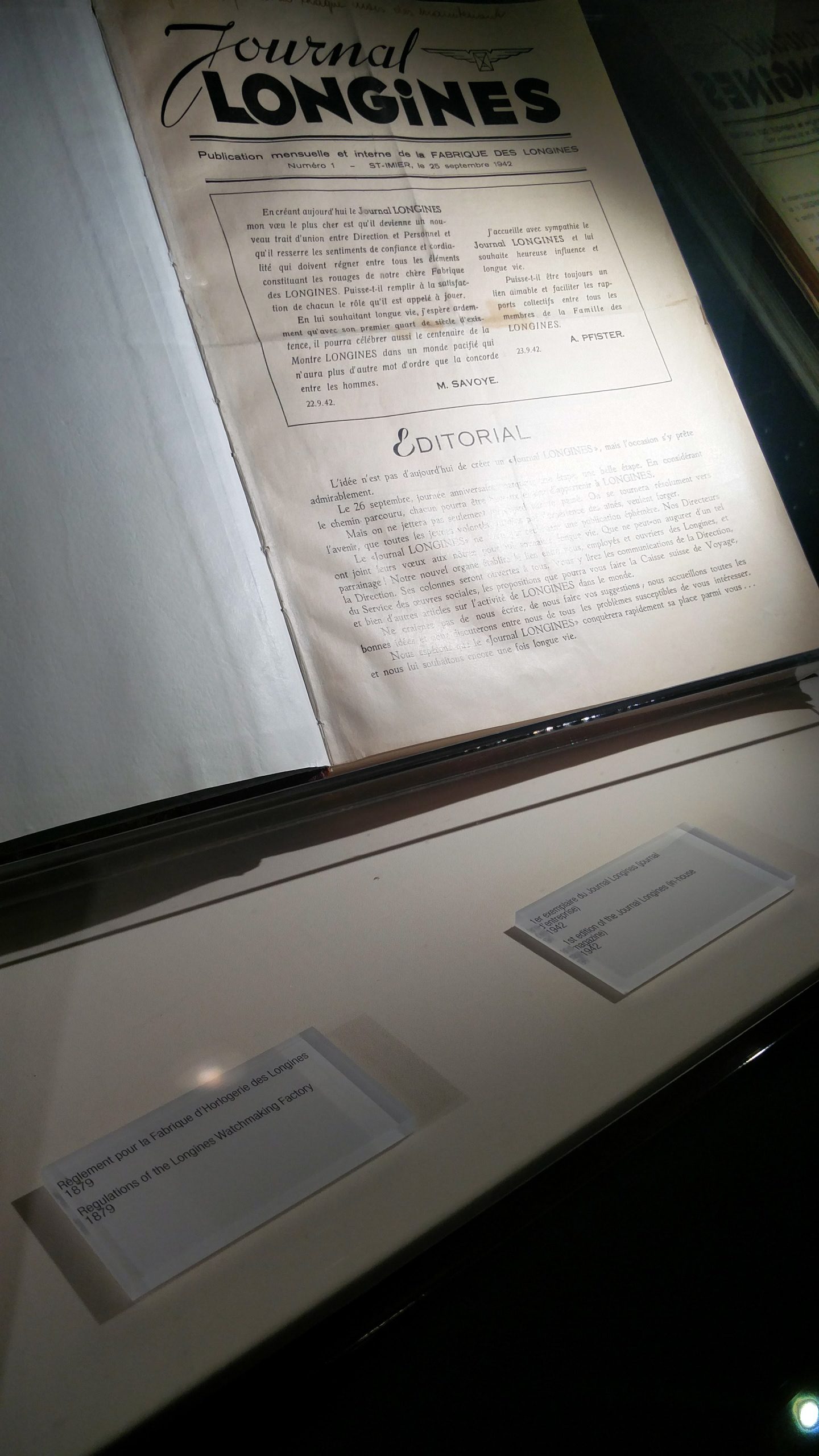 Longines Journal