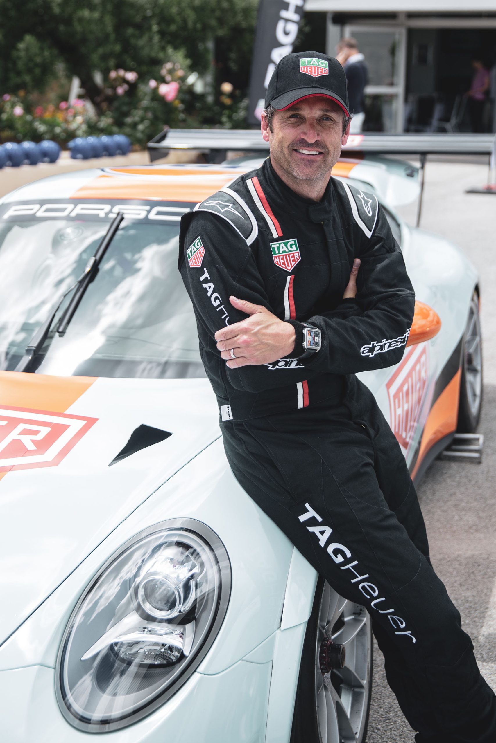 Together with TAG Heuer, the actor and brand ambassador retraced part of the route taken each year by Prince Albert I of Monaco. On leaving the principality, Patrick Dempsey drove to the Var track in Le Luc to take a turn at completing a few laps in some unique cars.