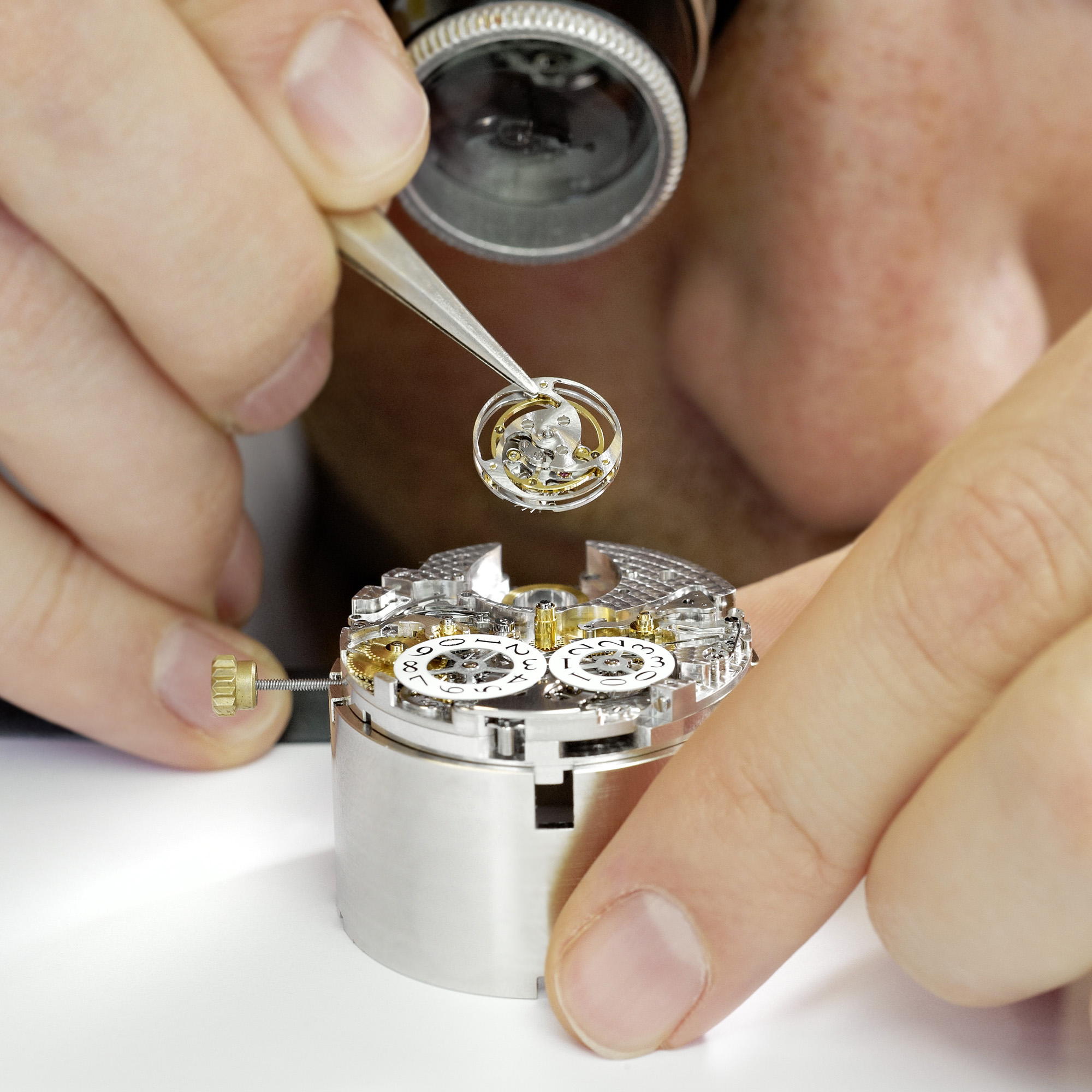 Setting of the tourbillon in the L.U.C 05.01-L movement