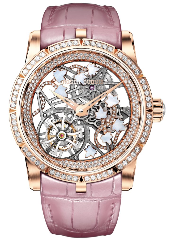 Skeleton flying tourbillon