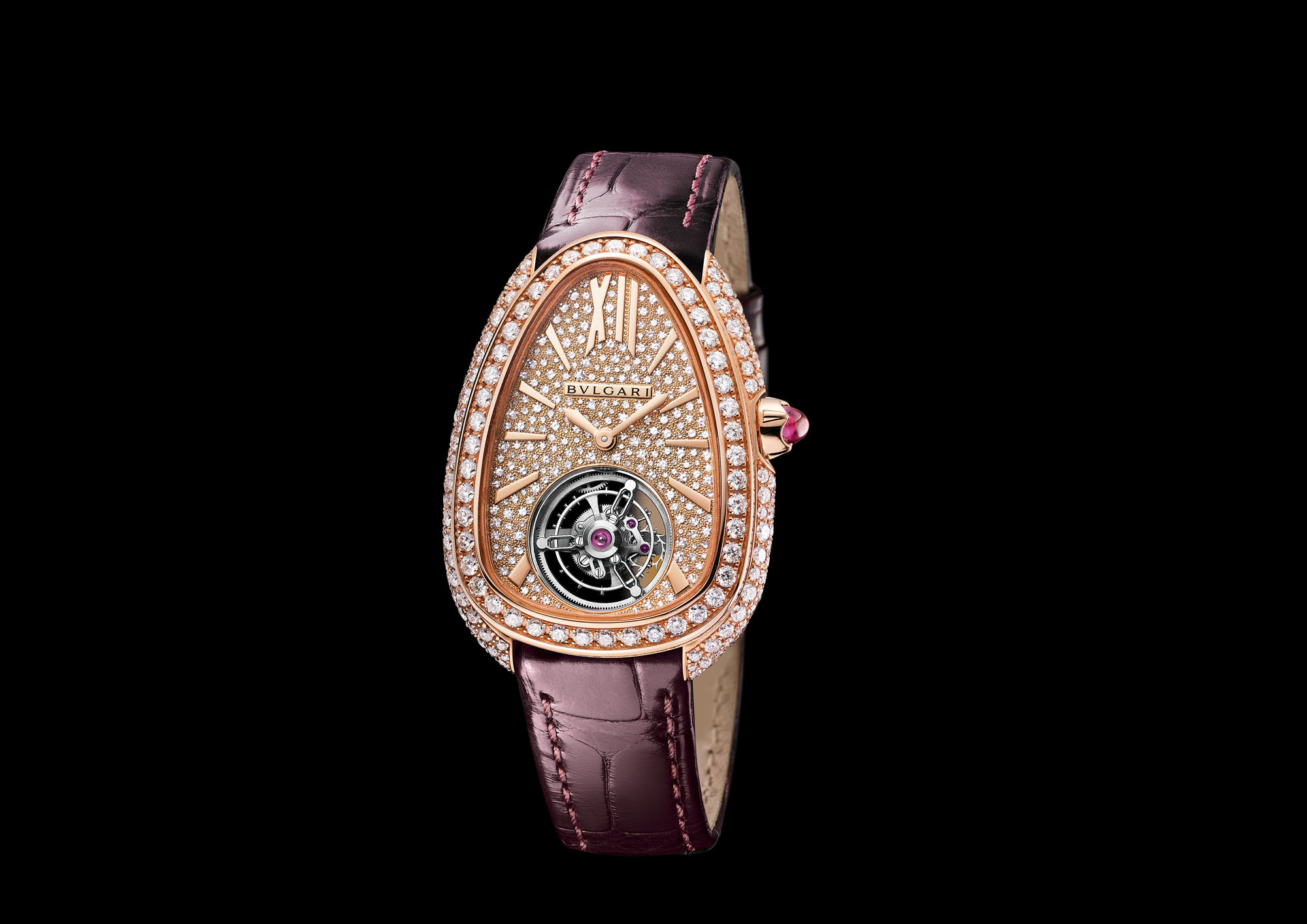 Serpenti Seduttori Tourbillon in rose gold