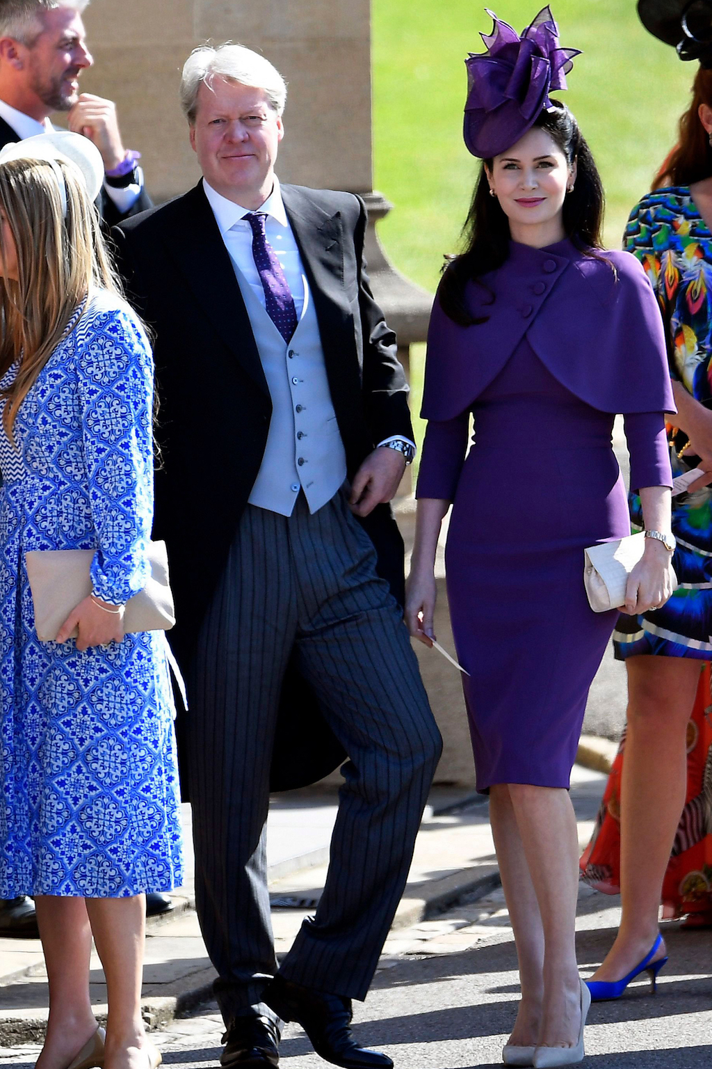 The 9th Earl of Spencer, and Uncle to Prince Harry, Charles Spencer was wearing a Cartier Roadster, while his wife Karen Spencer wore the Cartier Ballon Bleu