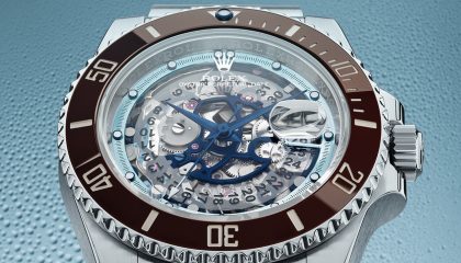 Artisans De Genève turn a Rolex Submariner brown and blue