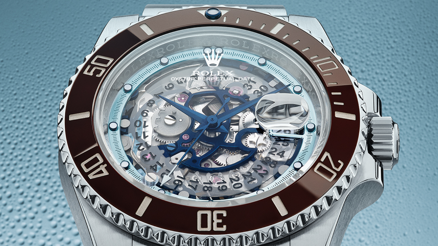 Artisans De Genève turn a Rolex Submariner brown and blue