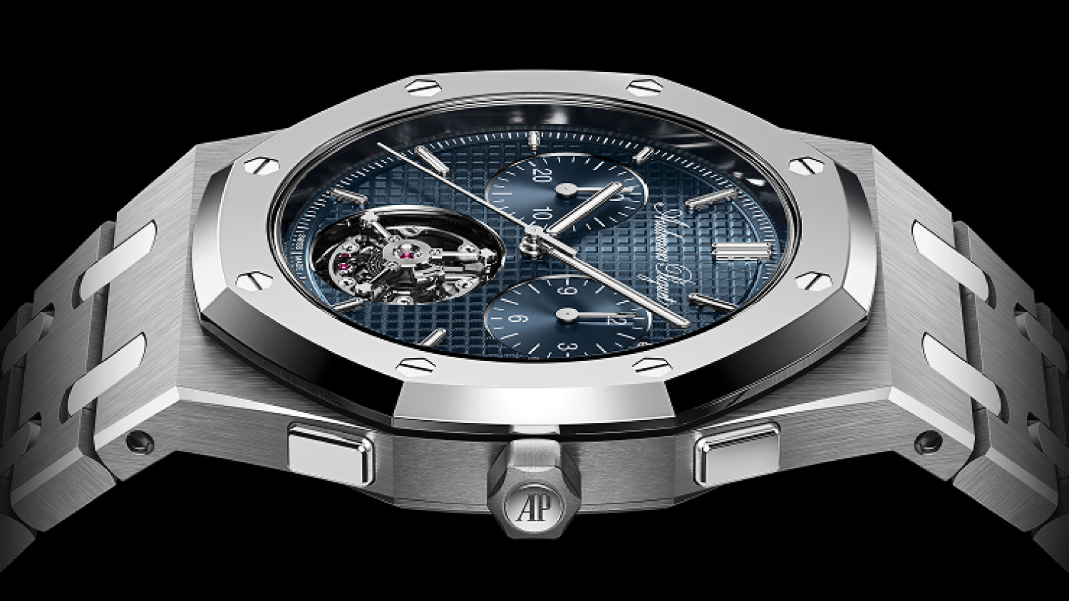 The new Royal Oak ‘Jumbo’ Extra-Thin Selfwinding Flying Tourbillon Chronograph (RD#5) ‘150th Anniversary’ is here