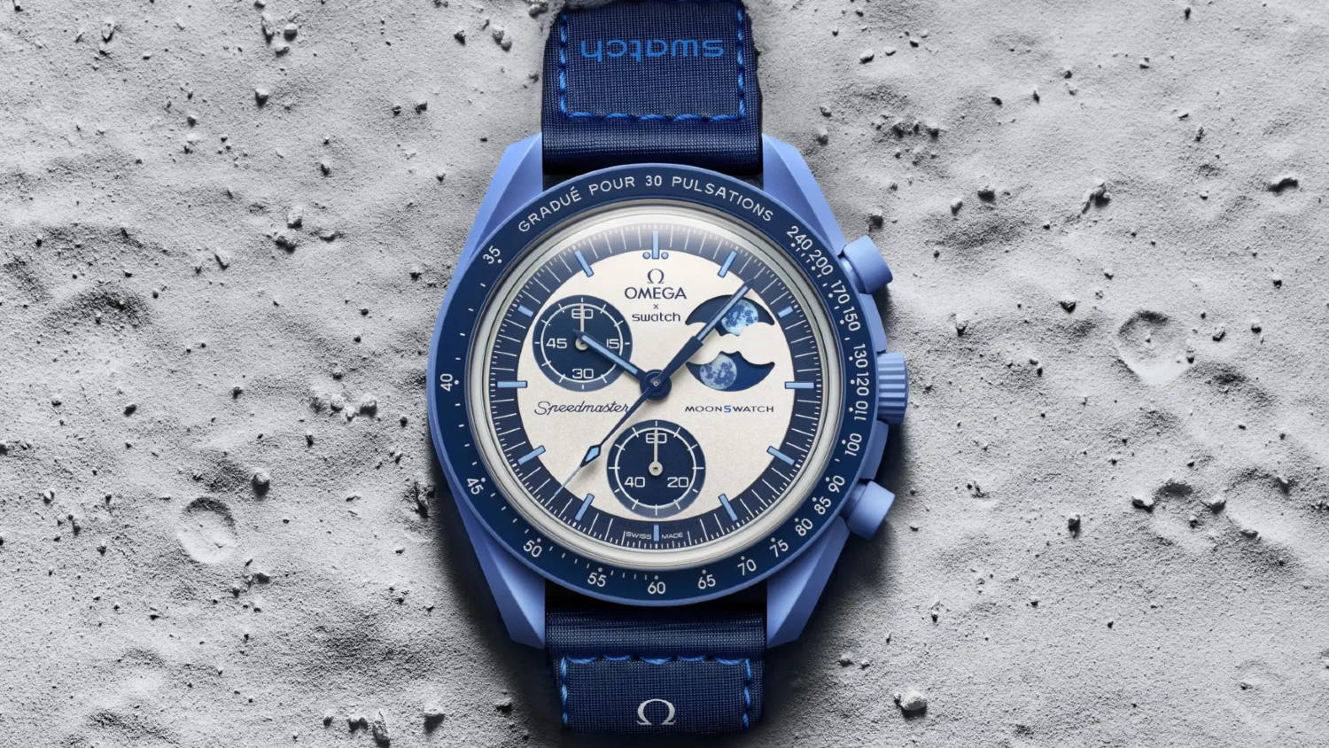 Omega X Swatch’s new Bioceramic MoonSwatch Mission to the Super Blue Moonphase is here