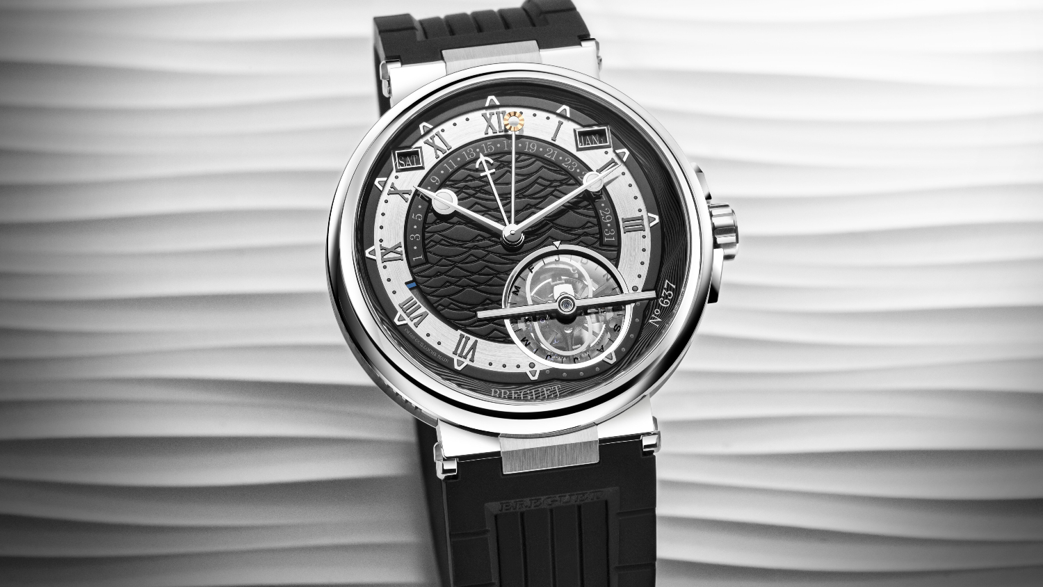 Breguet unveils Marine Tourbillon Equation Marchante 5887 in platinum