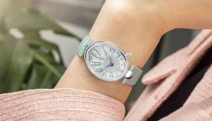 Summer Fresh: Breguet’s Reine de Naples in a mint green