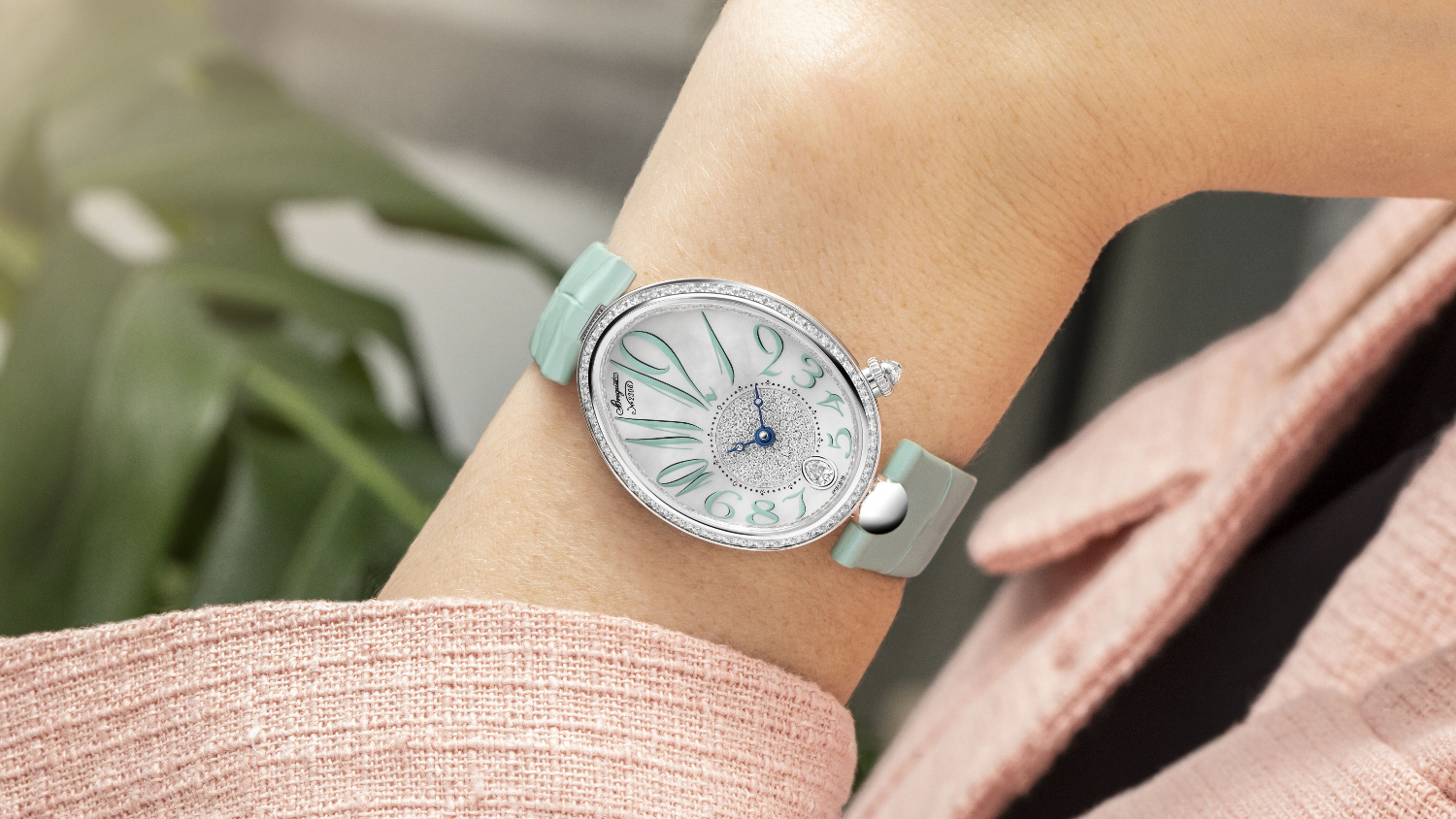 Summer Fresh: Breguet’s Reine de Naples in a mint green