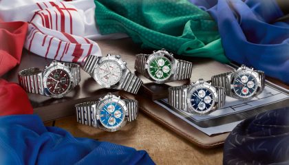Breitling introduced the Chronomat Six Nations, a limited-edition watch series