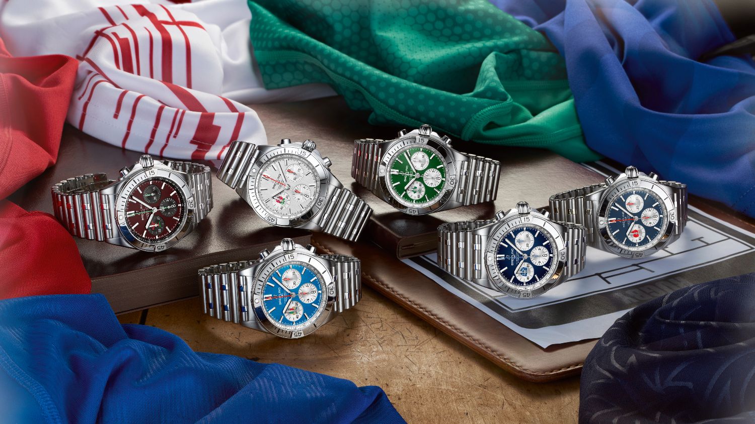 Breitling introduced the Chronomat Six Nations, a limited-edition watch series