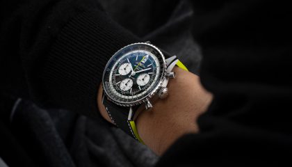 Breitling unveils Navitimer B01 Chronograph 43 Aston Martin Aramco Formula One™ Team