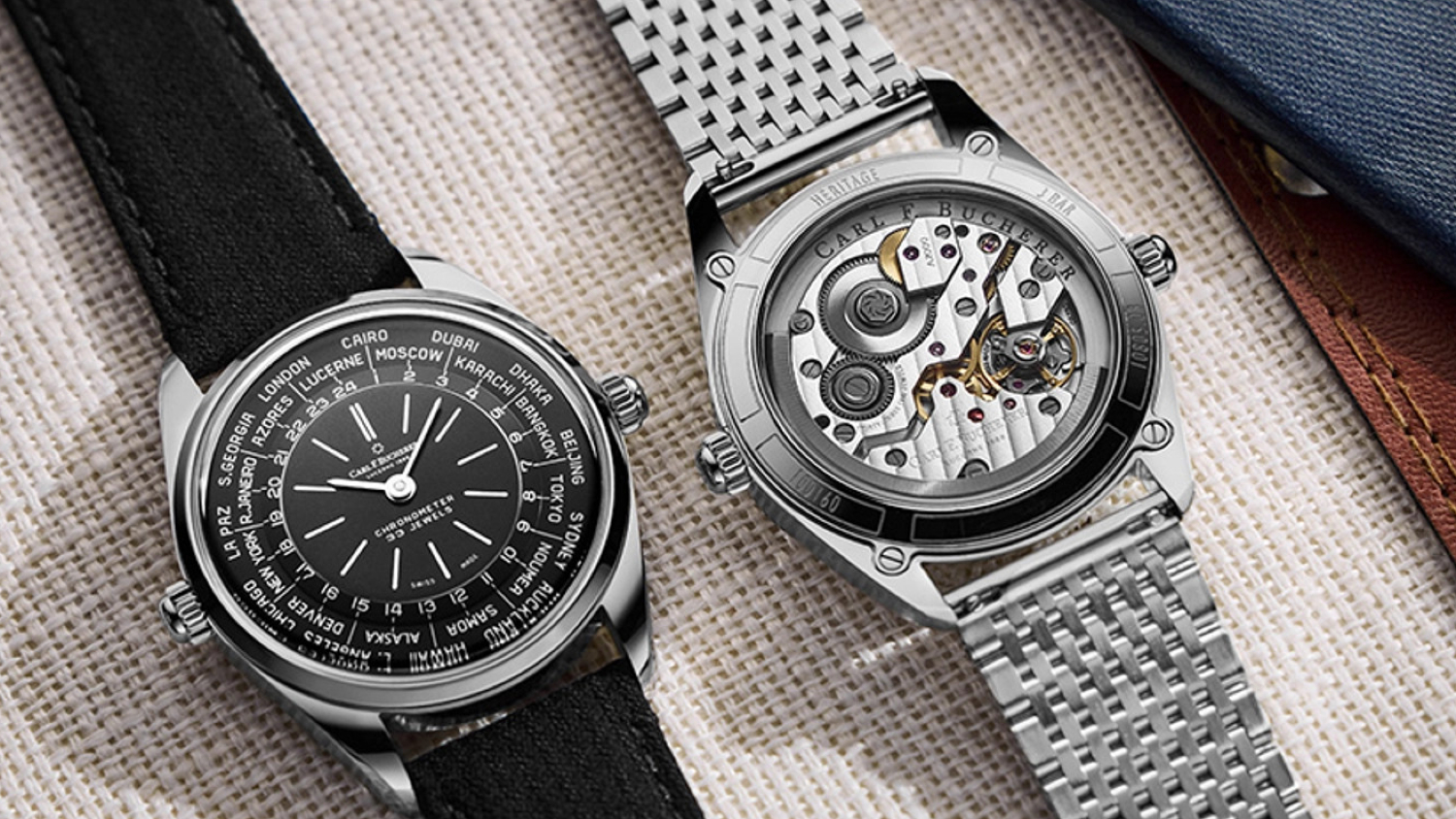 Carl F. Bucherer adds new Heritage Worldtimers to its arsenal