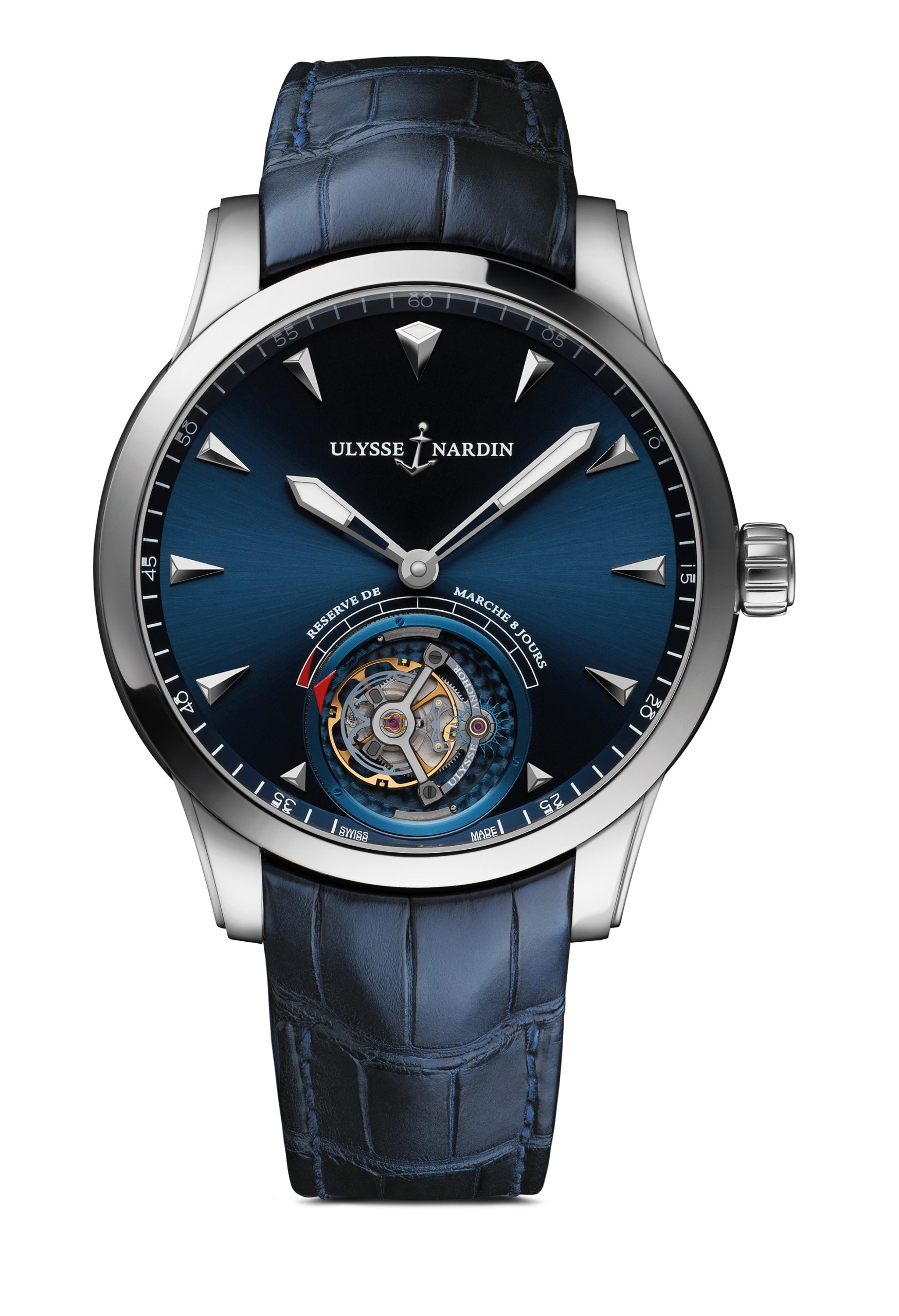 A GPHG 2015 innovation housing a 60-second tourbillon. 