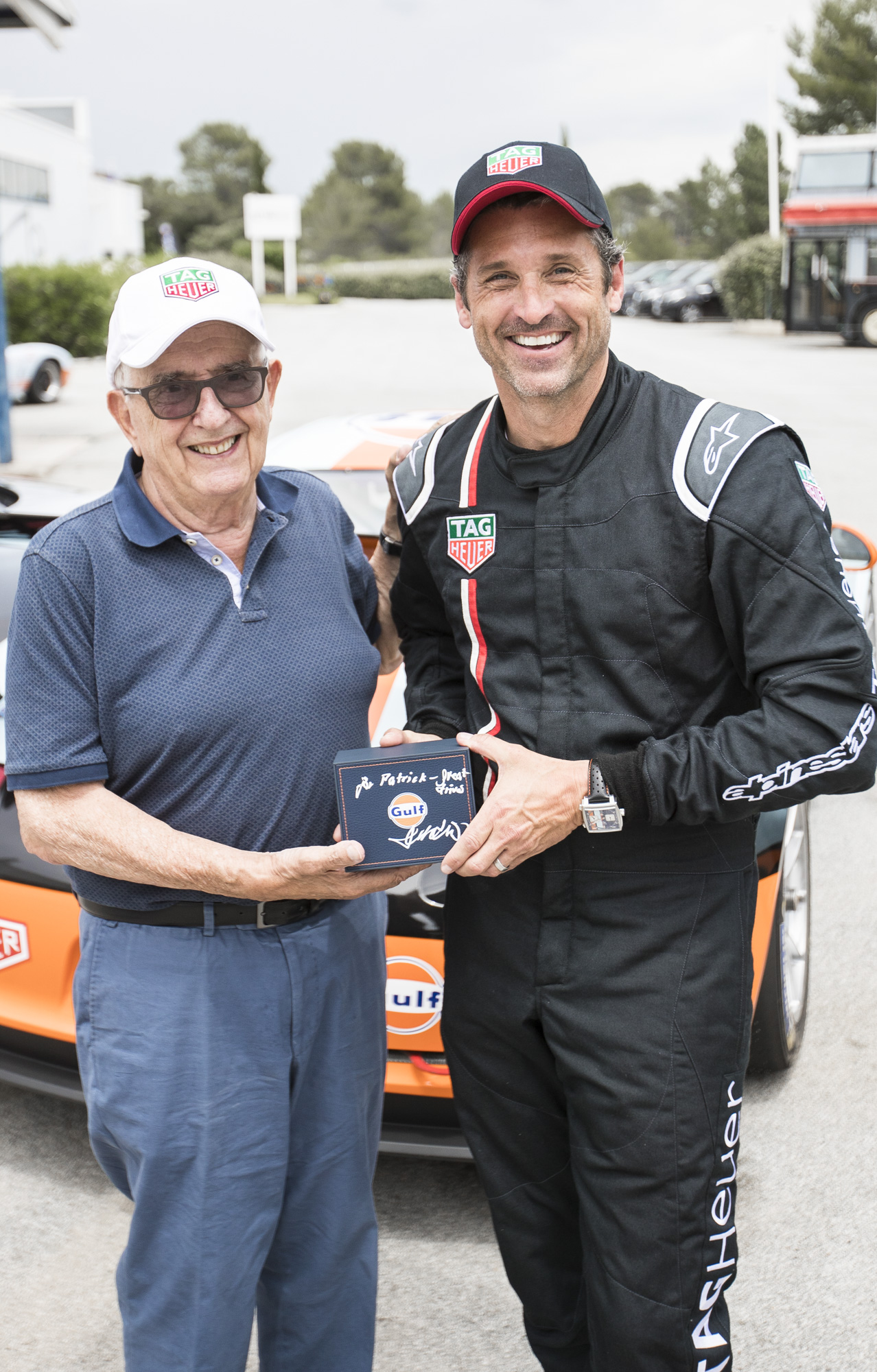 Patrick Dempsey and Jack Heuer