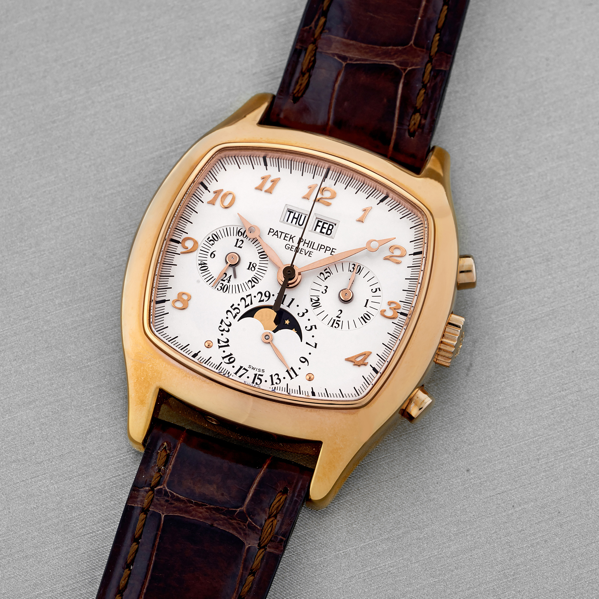Patek Philippe. 18k rose gold ref.5020R - manufactured in 1995