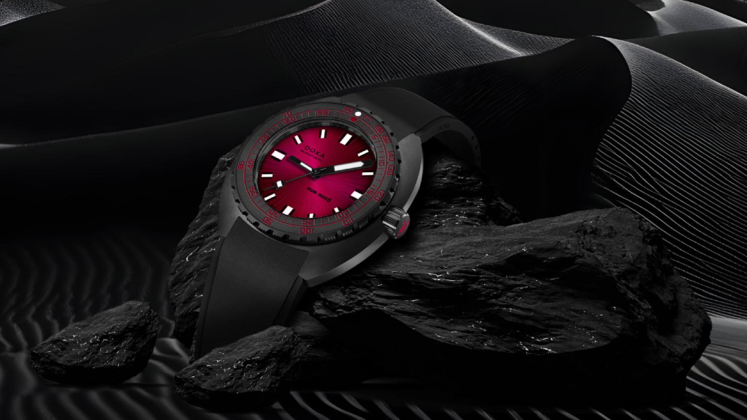 Dubai Watch Week 2025: Doxa introduces cherry red in SUB 300 line with a limited edition watch