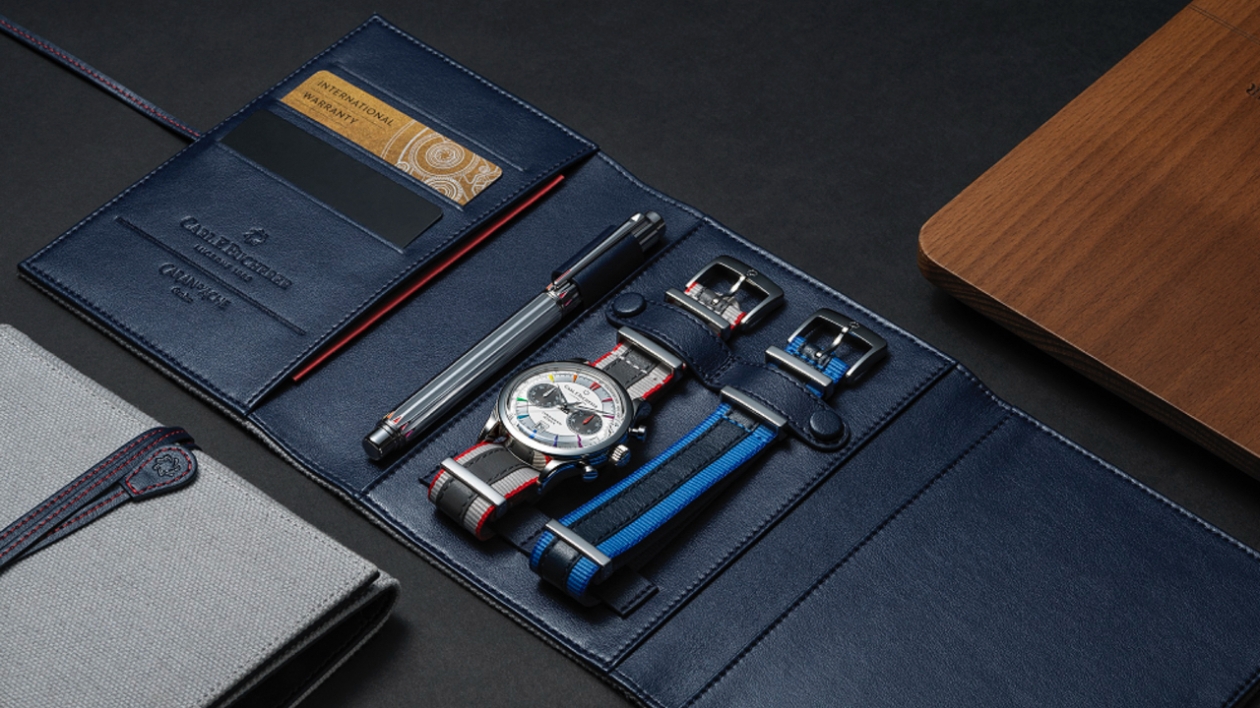 Carl F. Bucherer teams up with Caran d’Ache for a new Manero Flyback
