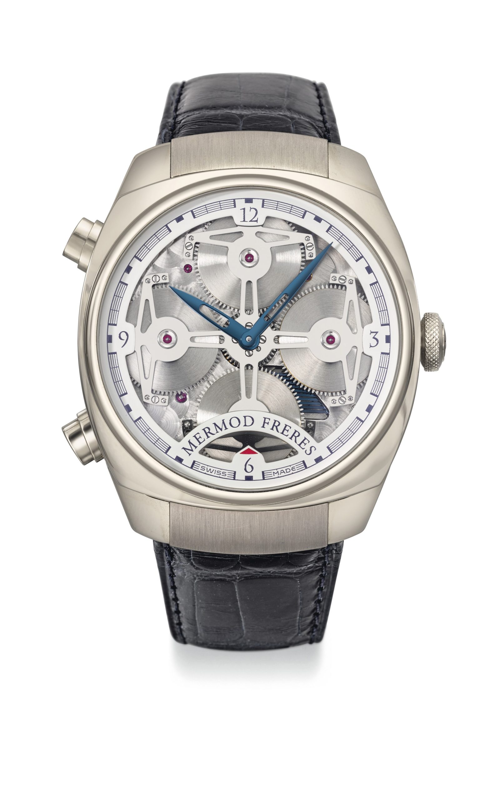 A 50-piece limited edition, this is the only mechanical watch with a music function that provides four tunes on four separate musical discs. These are W.A. Mozart - The Magic Flute (Glockenspiel), J. Pachelbel – Canon, J. Brahms - Hungarian Dance No.1, and Vivaldi - The Four Seasons (Spring).