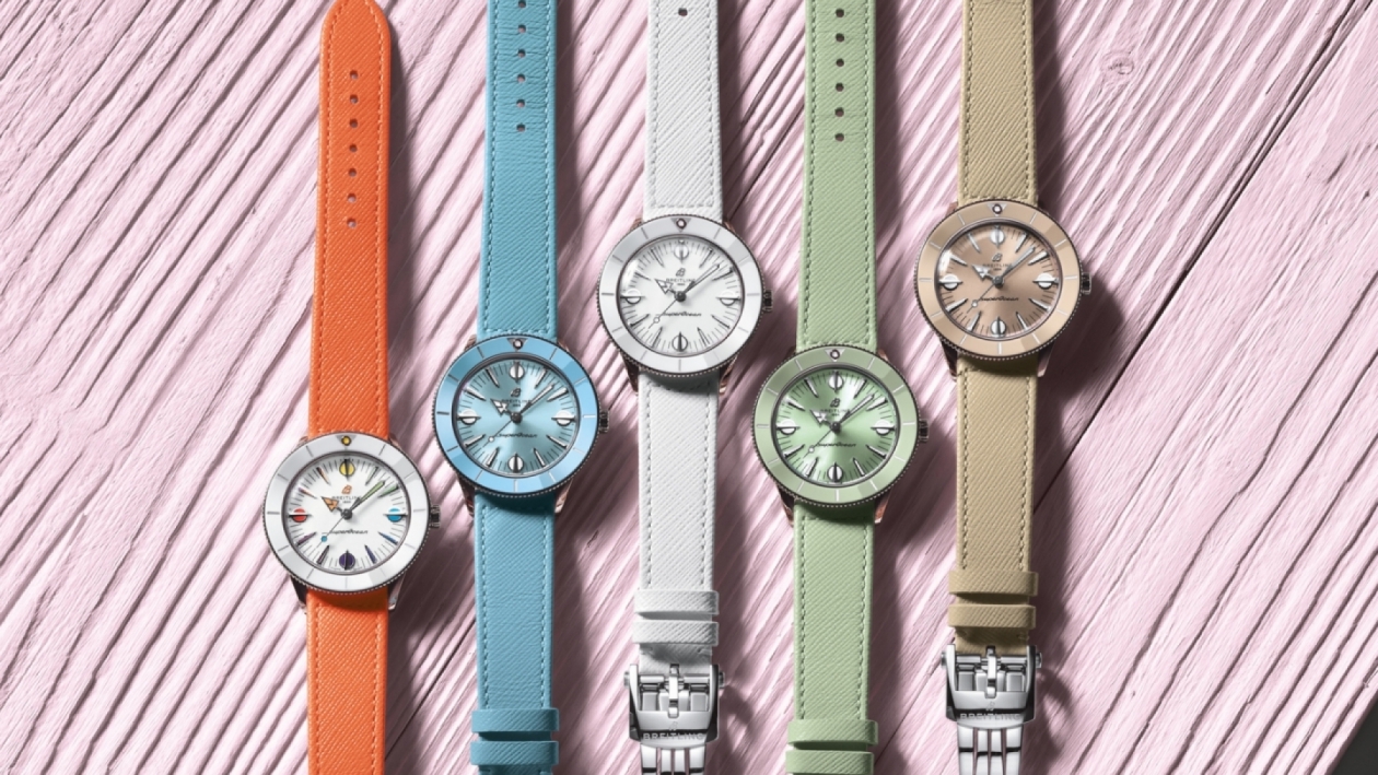 Just In: Breitling Brings Pastel Paradise to the Superocean Heritage