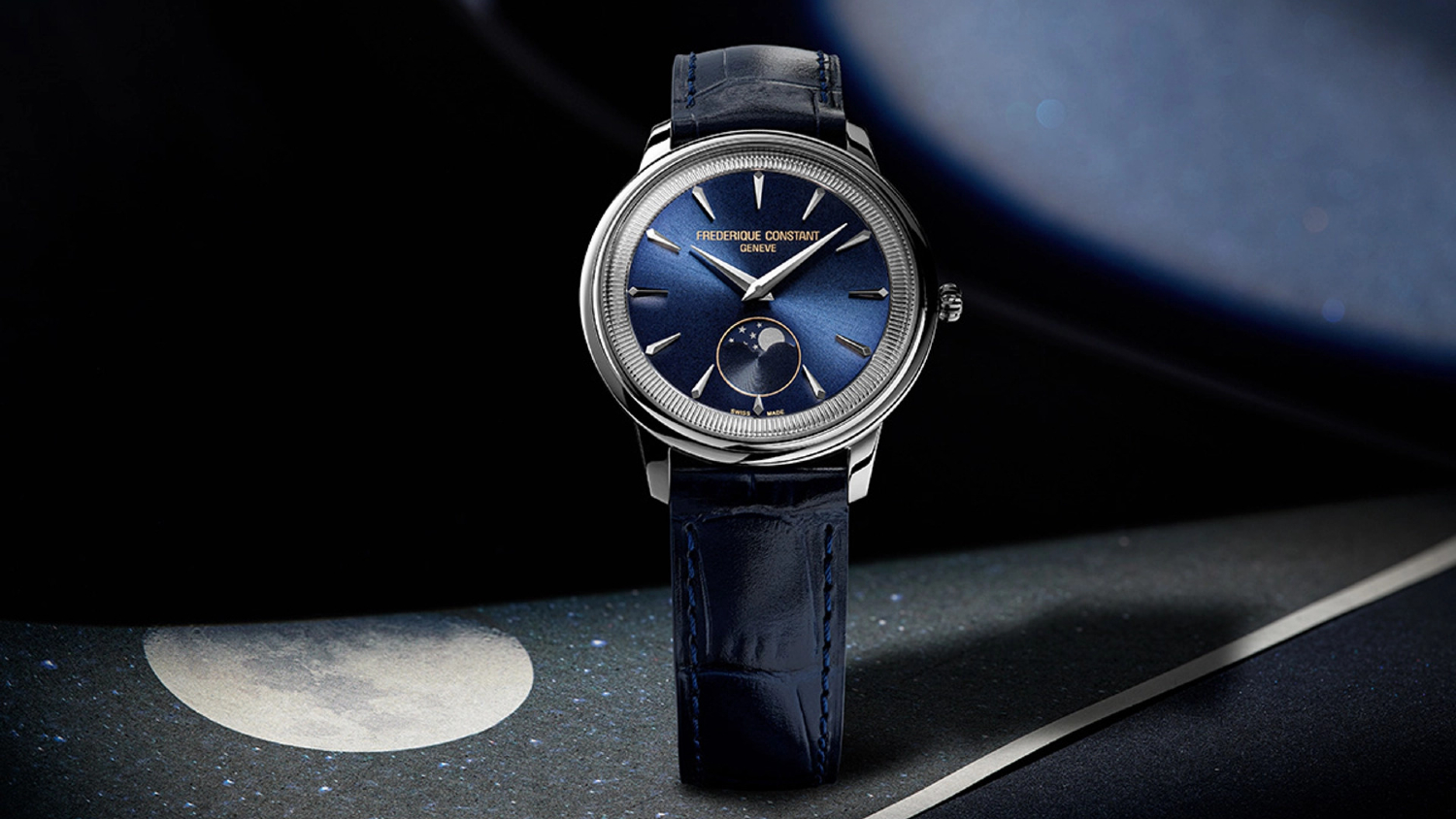 Frederique Constant’s new Classics Moneta Moonphase watches are inspired by coin design