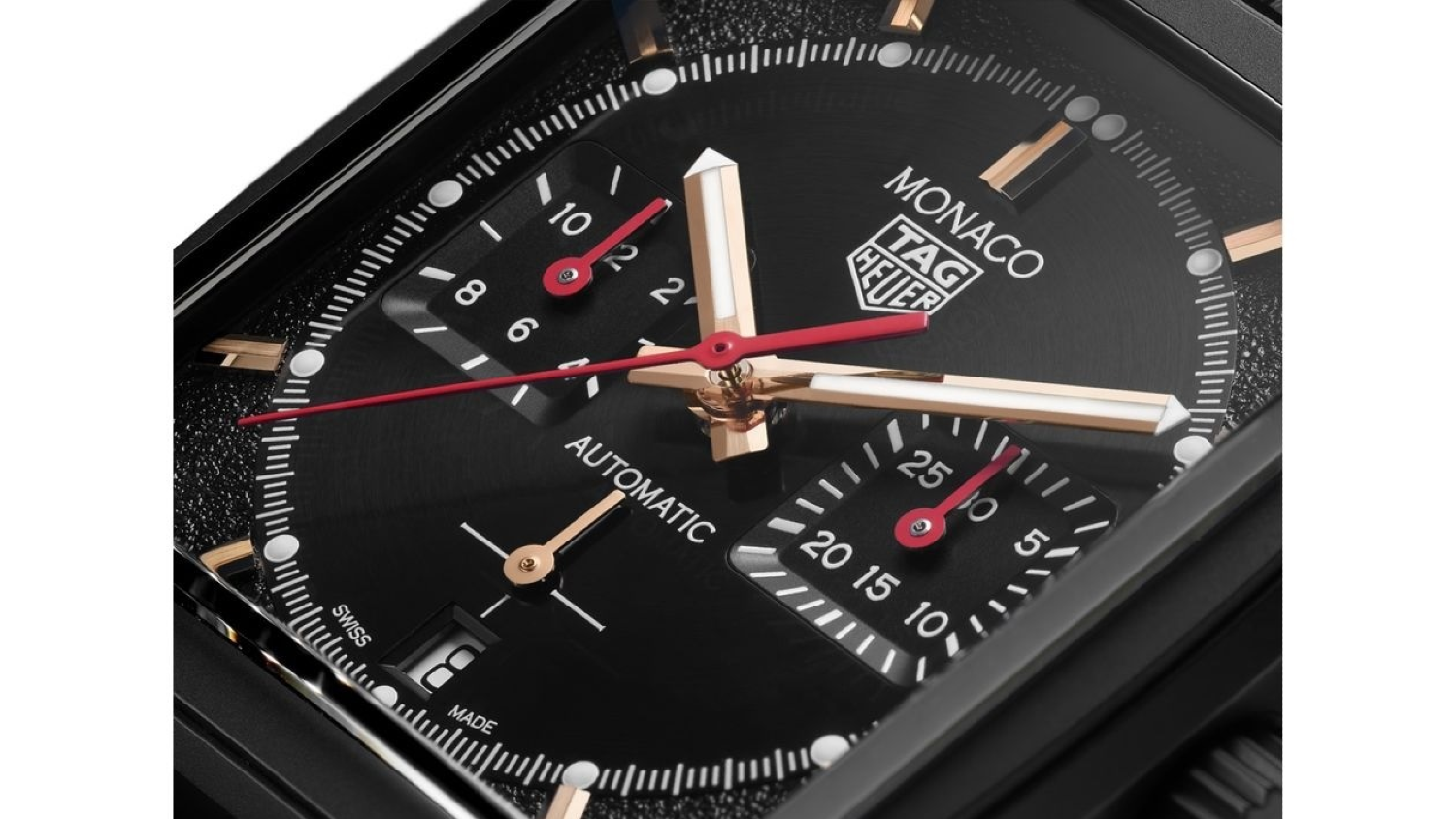 TAG Heuer’s new Monaco Grand Prix timepiece goes black and gold