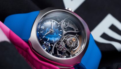 H. Moser & Cie. adds Cylindrical Tourbillon Skeleton Alpine Limited Edition to Streamliner line